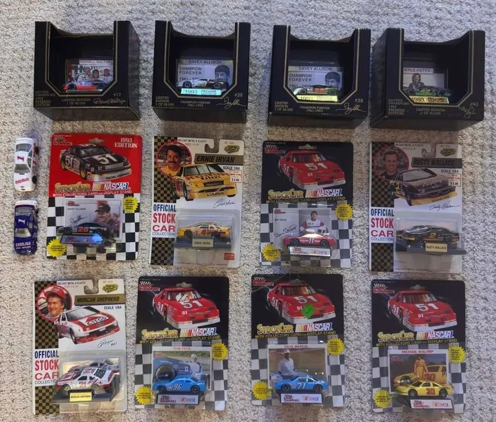 Vintage NASCAR Diecast Car Lot Racing Champions Road Champs Allison Wallace